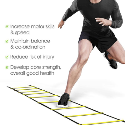 Nylon Speed Training Ladder Straps For Agility And Fitness