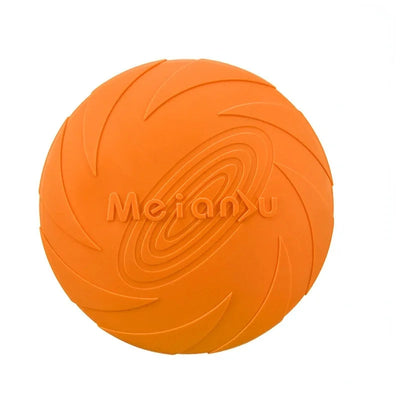 Silicone Dog Frisbee Interactive Flying Disc For Puppy Training Outdoor Play