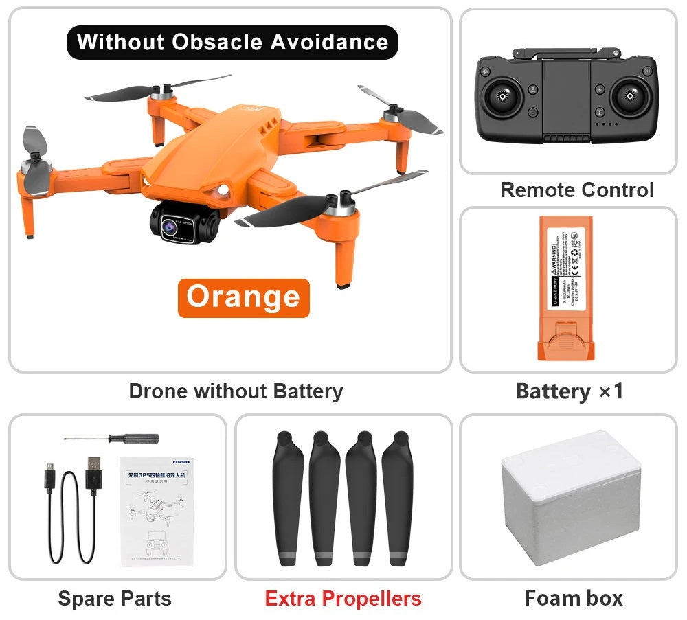 RC Drone With 8K Camera GPS 5G Dual Lens 2-Axis Gimbal