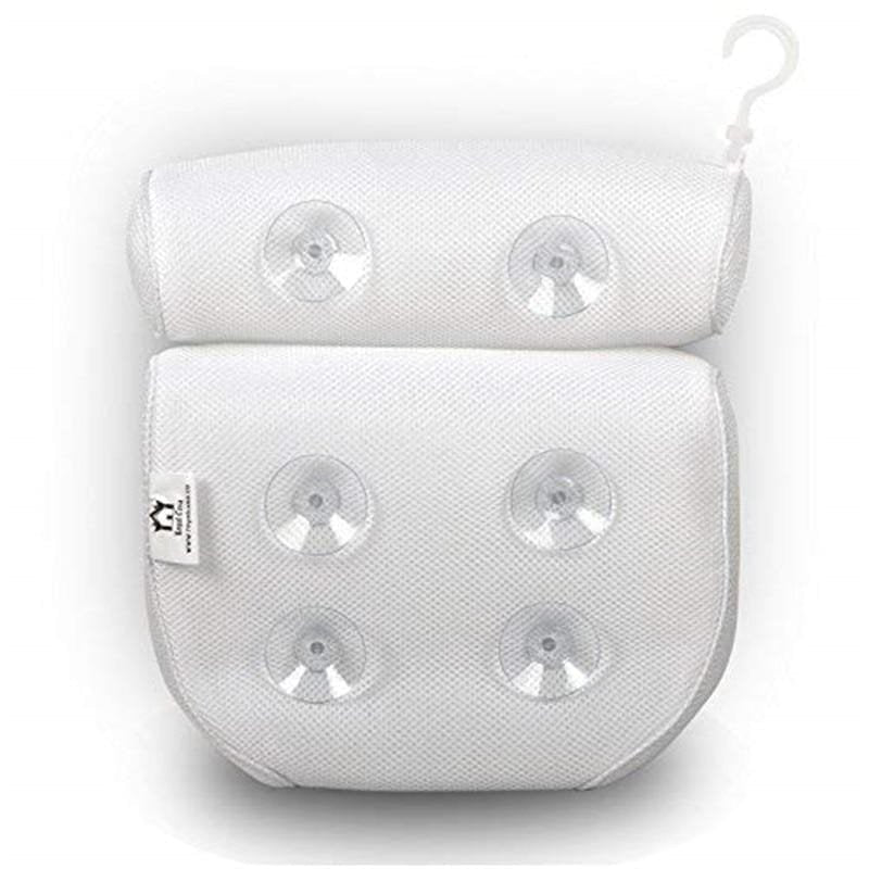 Orthopedic Bath Pillow Breathable 3D Mesh Headrest Cushion With Suction Cups