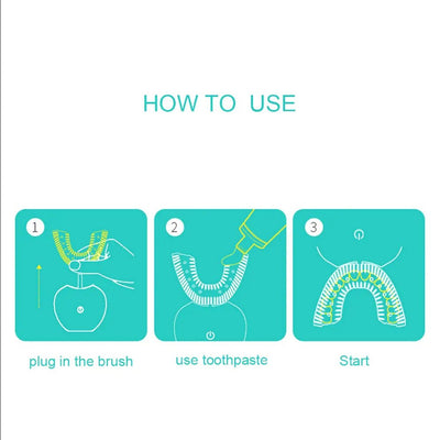 Y-Brush Hands-Free Automatic Toothbrush For Easy Daily Cleaning