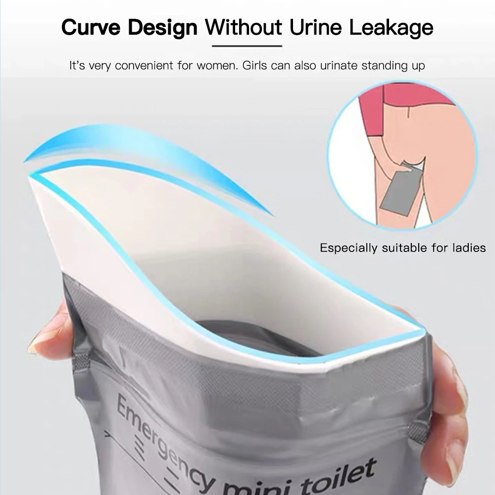 Emergency Urine Bags Disposable Portable Outdoor Travel Urinal Bags