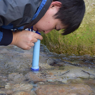 Portable Water Purifier Straw For Outdoor Survival And Hiking