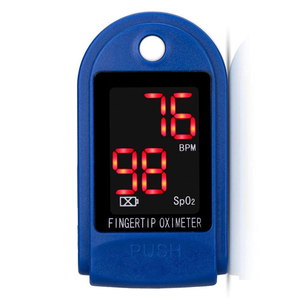 Fingertip Pulse Oximeter With SpO2 PR Value And Waveform Display