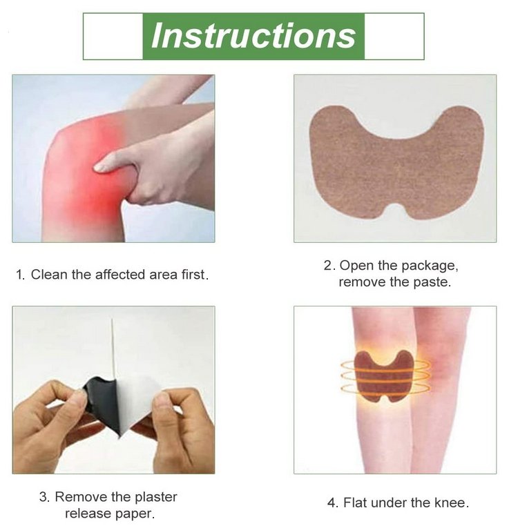 Knee Pain Relief Patch For Fast Soothing And Comfort