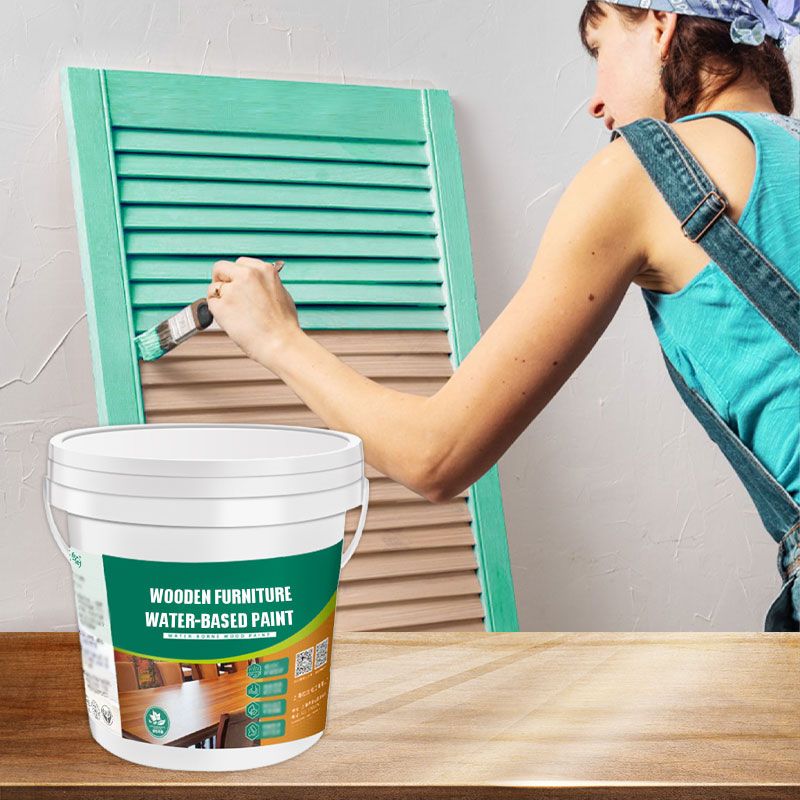 Wooden Furniture Paint Water-based Durable Smooth Finish Interior Exterior