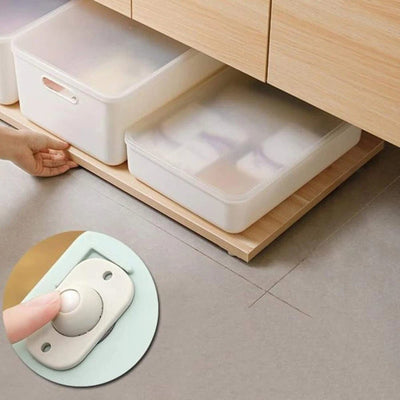 Universal Pulley 360 Degree Rotation Sticky Wheel For Trash Can Storage