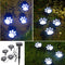 Paw Garden Lights Solar Powered Decorative Paw Print Outdoor Lights