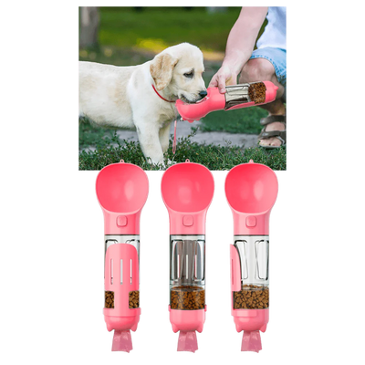 Pawpal 4 In 1 Dog Water Bottle Walk Companion Accessory