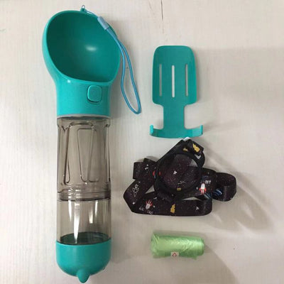 Pawpal 4 In 1 Dog Water Bottle Walk Companion Accessory