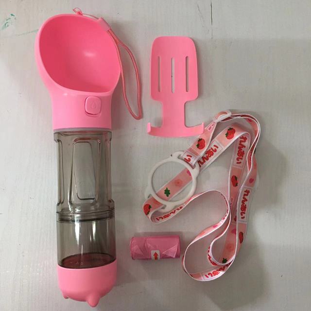 Pawpal 4 In 1 Dog Water Bottle Walk Companion Accessory