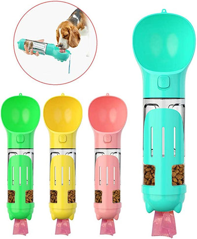 Pawpal 4 In 1 Dog Water Bottle Walk Companion Accessory