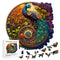 Peacock And Bird Wooden Puzzle Educational Toy Multi-Size Round Puzzle