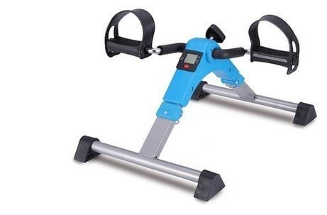 Portable Under Desk Exercise Bike Foldable Pedal Exerciser With LCD Display