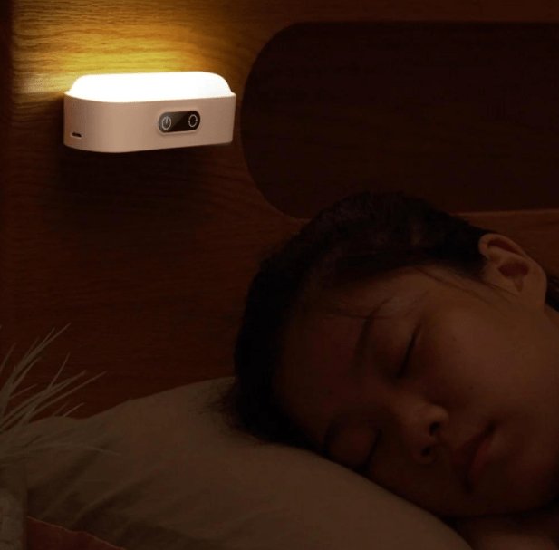 Wireless Night Light With Motion Sensor Touch Control For Bedroom