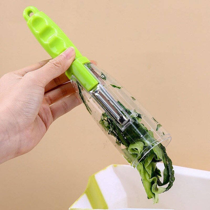 Food Peeler With Storage Container For Easy Food Preparation