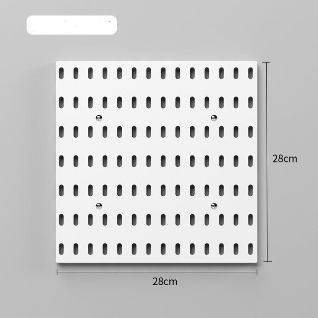 Customizable Peg Board Wall Organizer Rack For Easy Storage