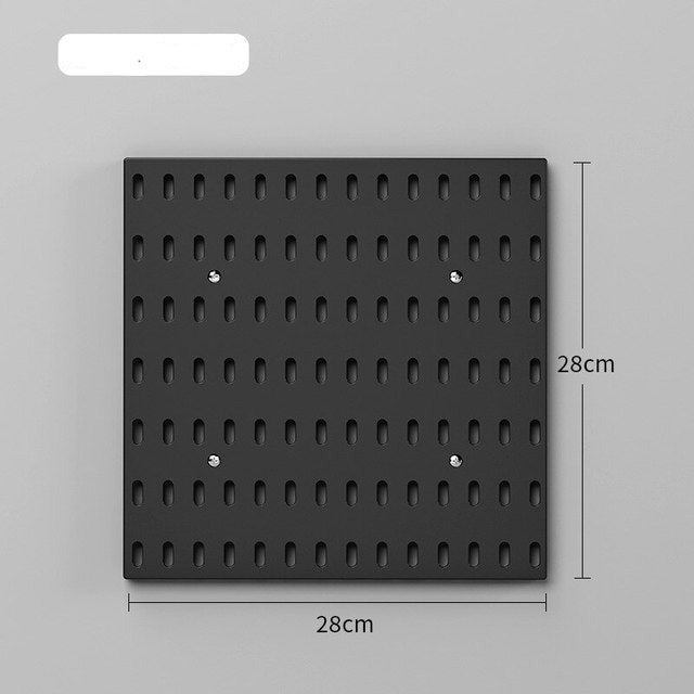 Customizable Peg Board Wall Organizer Rack For Easy Storage