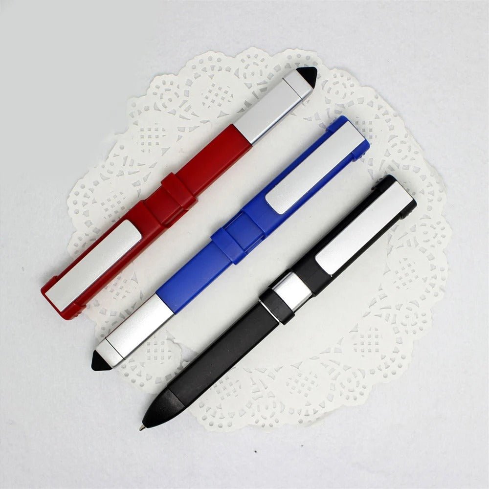Pen-shaped Phone Holder With Multifunctional Ballpoint Pen And Screwdriver Set