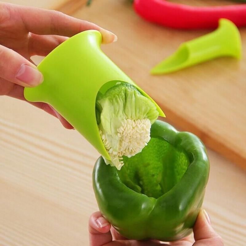 Pepper Corer Tool Easy Seed Remover For Bell Peppers And Chili