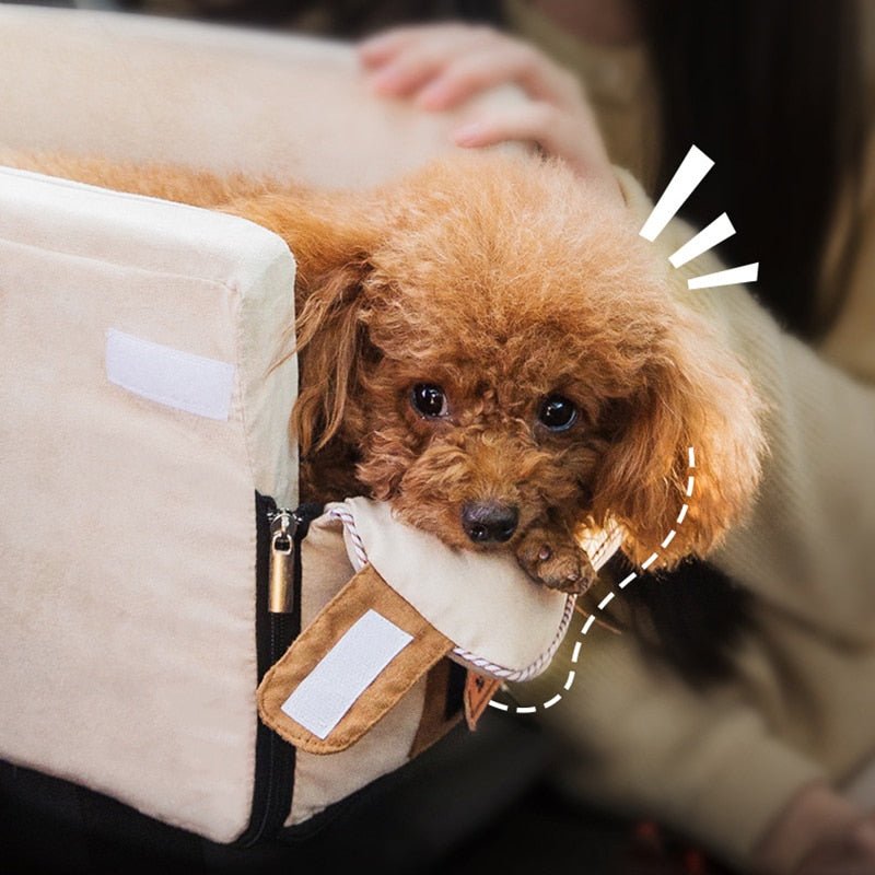 Pet Car Seat Armrest Safety Travel Bag For Small Dogs Cats