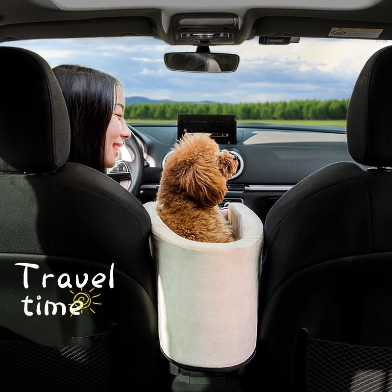 Pet Car Seat Armrest Safety Travel Bag For Small Dogs Cats