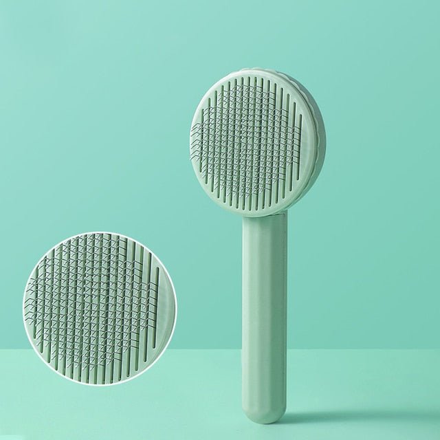 Self Cleaning Slicker Brush For Dogs And Cats Grooming