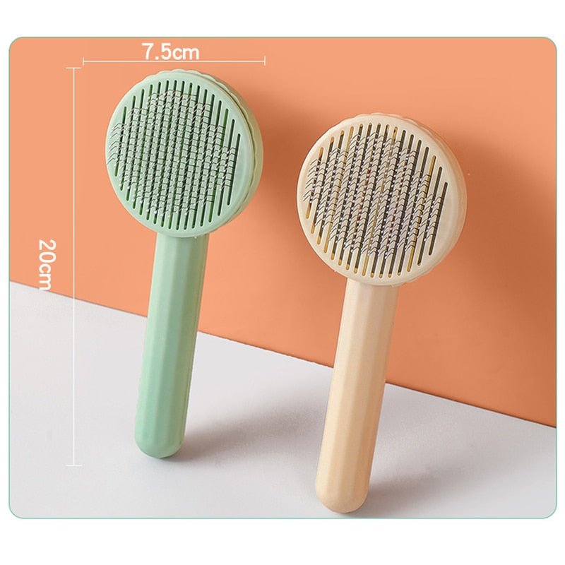Self Cleaning Slicker Brush For Dogs And Cats Grooming