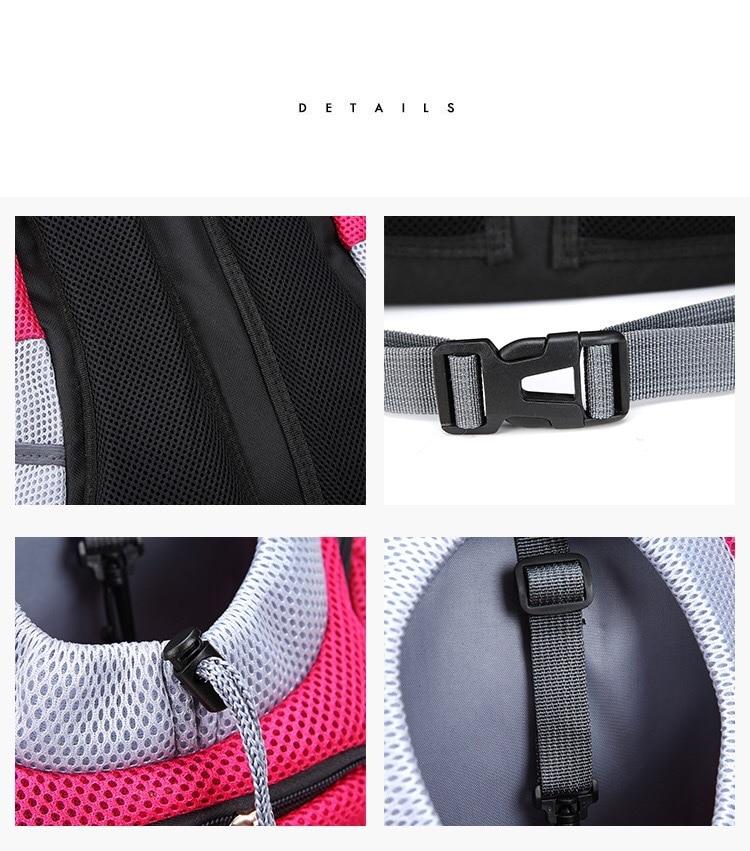 Mesh Dog Carrier Backpack Breathable Comfortable Travel Carrier