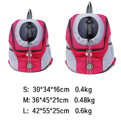 Mesh Dog Carrier Backpack Breathable Comfortable Travel Carrier