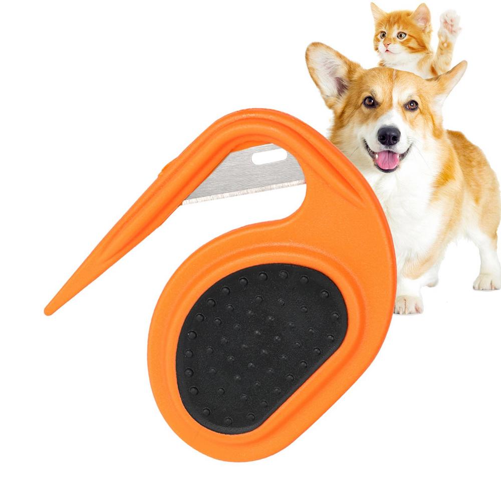 Pet Grooming Comb For Long-Haired Dogs Detangling And Undercoat Removal