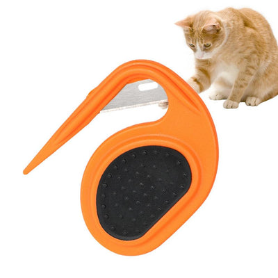 Pet Grooming Comb For Long-Haired Dogs Detangling And Undercoat Removal