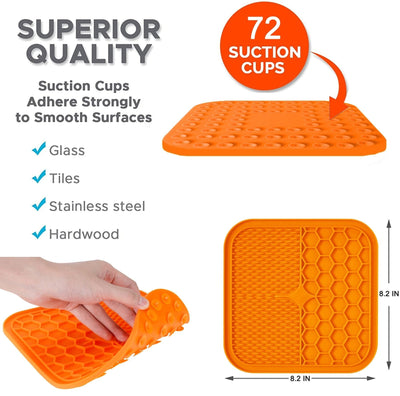 Pet Lick Pad For Dogs Cats Slow Feeder Treat Toy