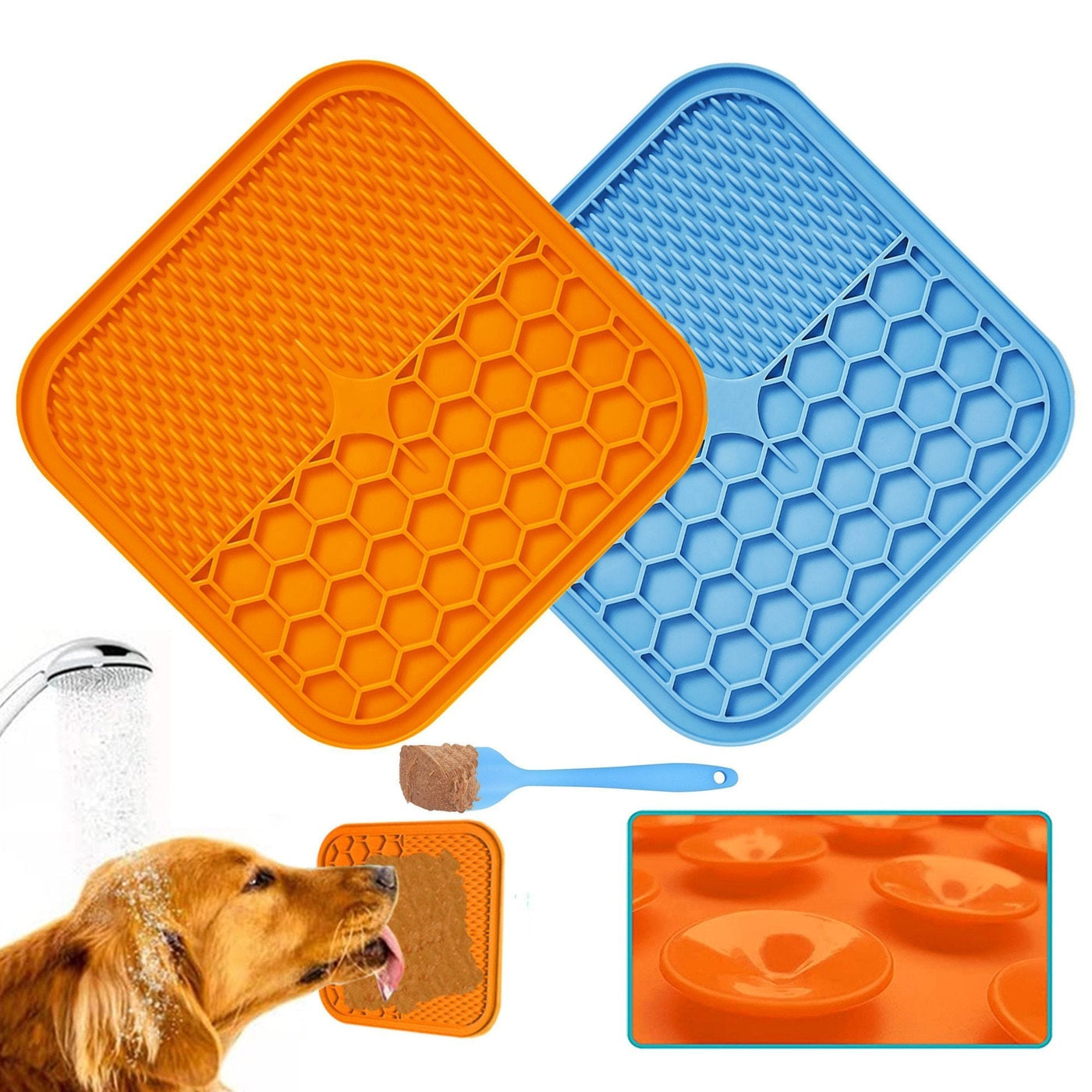 Pet Lick Pad For Dogs Cats Slow Feeder Treat Toy