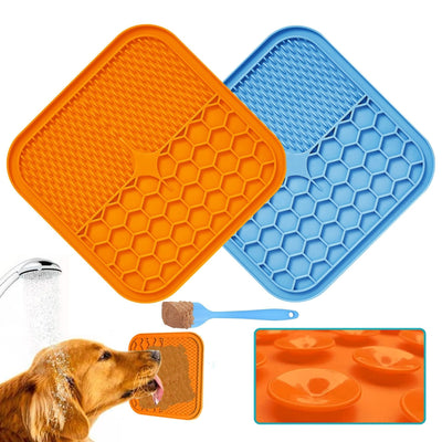 Pet Lick Pad For Dogs Cats Slow Feeder Treat Toy