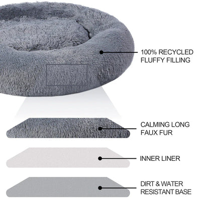 Self Warming Calming Dog Bed For Comfortable Relaxation