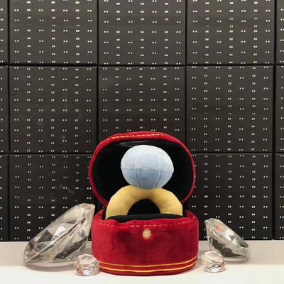 Plush Dog Toy Diamond Ring Box Soft Extra Large Puppy Play Set
