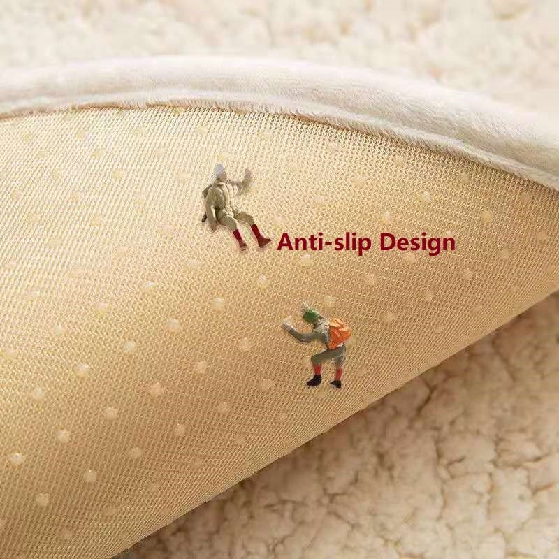 Plush Sofa Cover Thick Soft Smooth Anti Slip Couch Protector