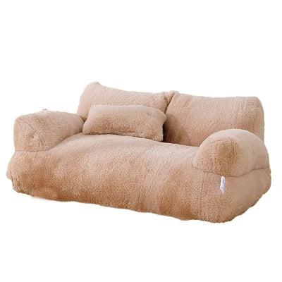 Plush Winter Cat Sofa Bed Cozy Warm Bed For Cats And Small Dogs