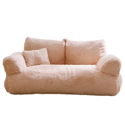 Plush Winter Cat Sofa Bed Cozy Warm Bed For Cats And Small Dogs