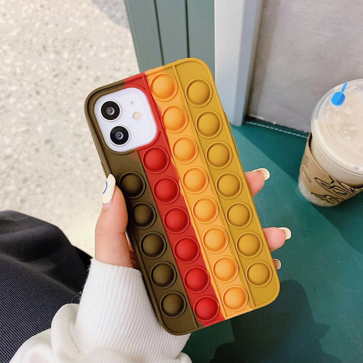 Pop Bubble IPhone Case Durable Protective Silicone Cover