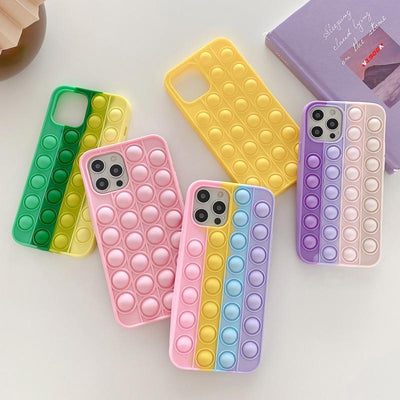 Pop Bubble IPhone Case Durable Protective Silicone Cover