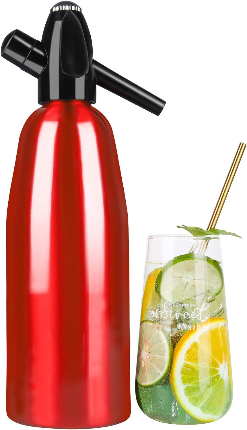 Portable Soda Maker 1L Aluminum Carbonation Machine For Home