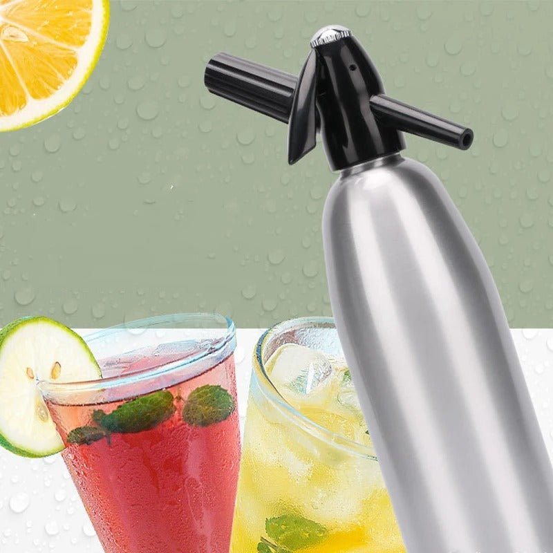 Portable Soda Maker 1L Aluminum Carbonation Machine For Home