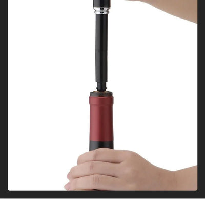 Portable Air Pump Wine Opener With Stainless Steel Corkscrew Pin