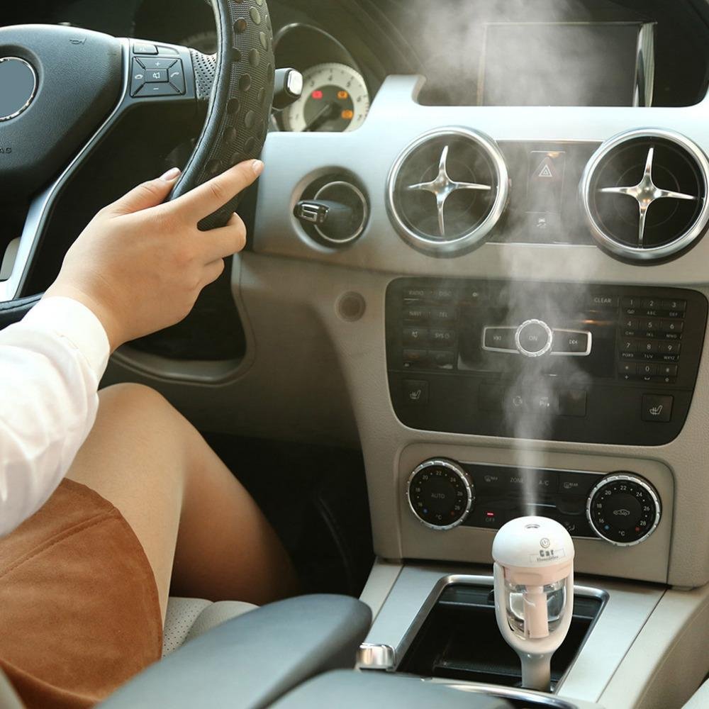 Portable Car Essential Oil Diffuser Compact Air Freshener Cleaner