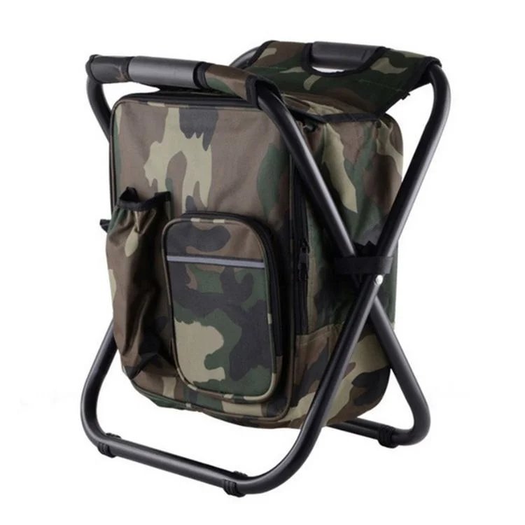 Portable Cooler Bag Chair 3 In 1 Camping Stool For Outdoor Use