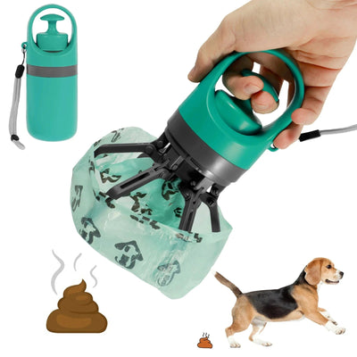 Portable Dog Pooper Scooper With Claw Design And Bag Dispenser