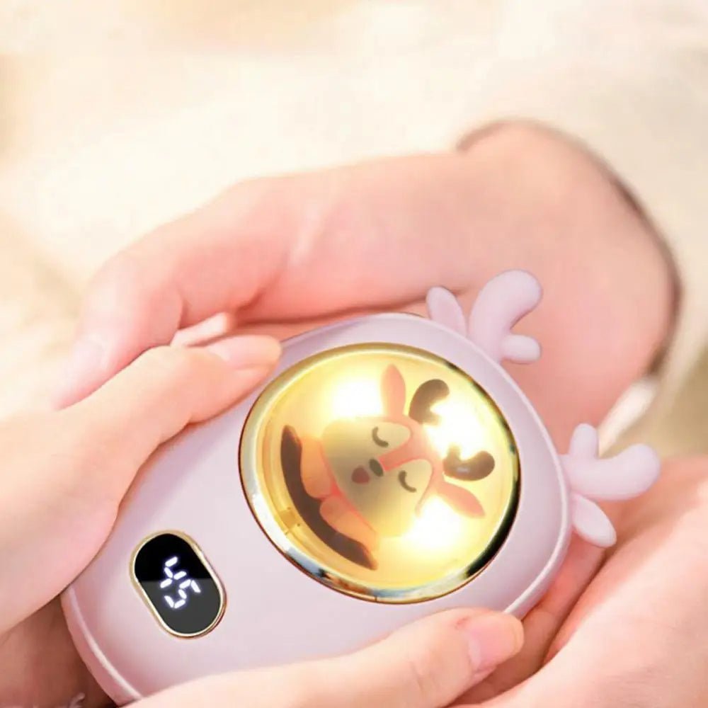 Portable Hand Warmer And Power Bank 10000mAh With Adjustable Heat