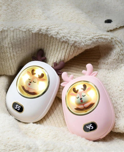 Portable Hand Warmer And Power Bank 10000mAh With Adjustable Heat